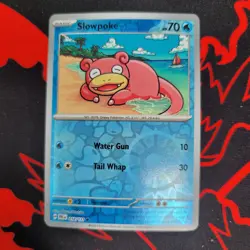 Slowpoke 018/131 Common Prismatic Evolutions Pokemon Reverse Holo Near Mint - Image 1