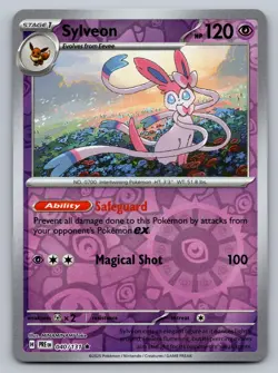 Sylveon 040/131 Holo Rare Prismatic Evolutions Pokemon Reverse Holo Near Mint - Image 1