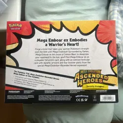 Pokemon TCG Ascended Heroes - Mega Emboar ex Box x6 - New & Sealed - Image 2