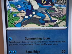 Pokemon Frogadier 021/086 Reverse Holo Common NM Chaos Rising - Image 3