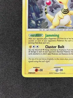 Pokemon TCG Ampharos Secret Wonders 1/132 Holo Holo Rare - Image 2