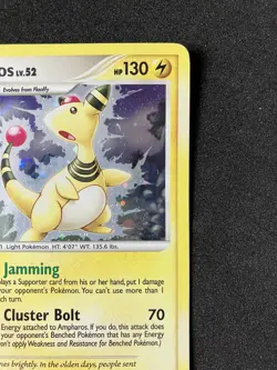 Pokemon TCG Ampharos Secret Wonders 1/132 Holo Holo Rare - Image 4