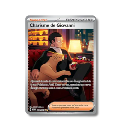 Carte Pokemon Francaise - Charisme de Giovanni ALT 204/165 - EV 3.5 151 - Image 1
