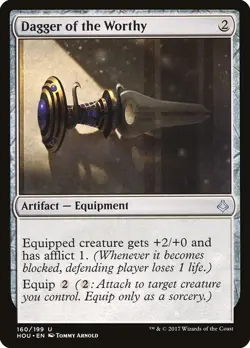 Dagger of the Worthy 2x FOIL HOU MTG Hour of Devastation Uncommon MINT artifact - Image 1