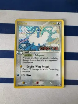 ALTARIA REVERSE HOLO STAMP 1/107 EX DEOXYS POKEMON ENGLISH LP+ - Image 1