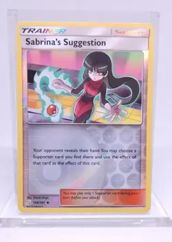 Pokemon Sabrina's Suggestion 154/181 Uncommon Team Up Reverse Holo - Image 1