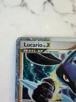 2007 Pokemon Lucario Lv. X Black Star Promo DP12 - Image 3