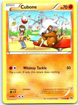 Cubone 77/162 Common BREAKthrough Pokemon LP - Image 1
