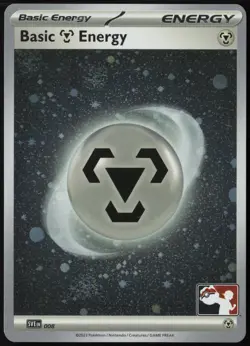 Basic Metal Energy (Cosmos Holo) 008 Holo Prize Pack Series Cards Pokemon NM - Image 1