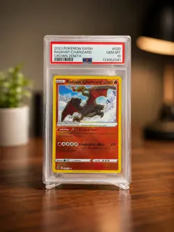 PSA 10 Radiant Charizard #020 2023 Pokemon Crown Zenith - Image 1
