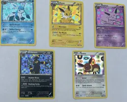 Pokemon Full Eeveelution Set Black & White Promo BW87 - BW94 Holo - Image 5
