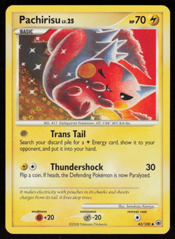 Pachirisu 43/100 Uncommon Majestic Dawn Pokemon LP - Image 1