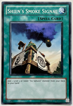 STOR-EN048 Shien's Smoke Signal - Rare Unlimited Lightly Played YuGiOh Card - Image 1