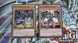 YuGiOh 2x Red-Eyes Darkness Metal Dragon Common Various Art - Image 1