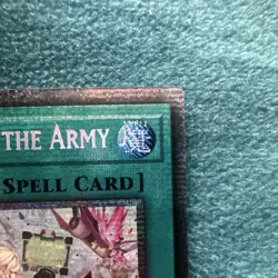 Konami Yu-Gi-Oh! TCG Reinforcement of the Army Spell 1st Edition Holo L26D-ENS08 - Image 4