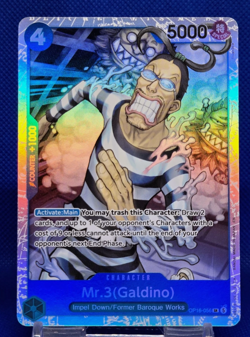 Mr.3 (Galdino) (056) OP16-056 The Time of Battle Foil SR - Image 1