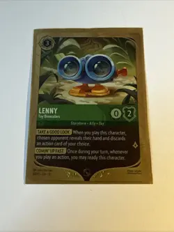 ✨PROMO Disney Lorcana TCG Lenny Toy Binoculars 49/P3 Foil Promo Wilds Unknown - Image 1