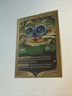 ✨PROMO Disney Lorcana TCG Lenny Toy Binoculars 49/P3 Foil Promo Wilds Unknown - Image 3