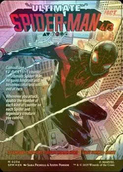 MTG Miles Morales Marvel's Spider-Man - Borderless - Foil 0234 - M English - Image 2