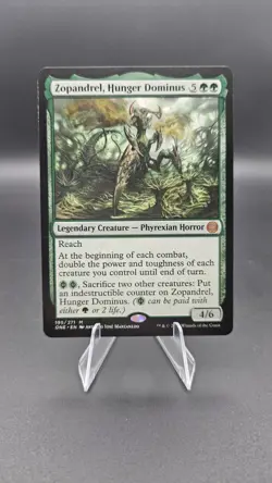 MTG Zopandrel, Hunger Dominus Phyrexia: All Will Be One Regular #195 - Image 1