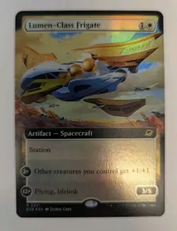 Lumen-Class Frigate (Extended Art) Edge of Eternities Foil - MTG RARE - Image 1