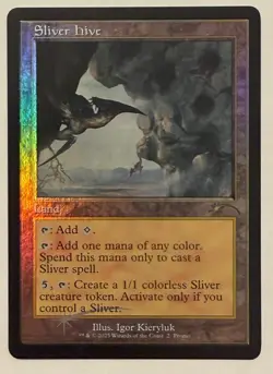 Sliver Hive Retro Frame Foil - Secret Lair MTG - Image 1
