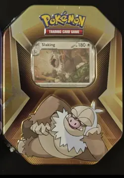 2024 POKEMON TGC TRIPLE WHAMMY TIN SLAKING NEW SEALED 3 Packs Promo Holo - Image 1