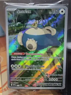 Snorlax - 051 (Pokemon Center Exclusive) 051 Sv: Scarlet & Violet Promo Holo - Image 1