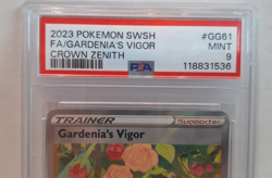 Pokemon- Gardenia's Vigor- Full Art Holo Trainer #CG61- Crown Zenith PSA 9 - Image 3