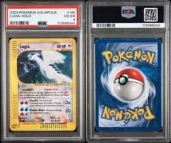 Pokemon Lugia 149/147 Aquapolis Crystal PSA 4 - Image 3