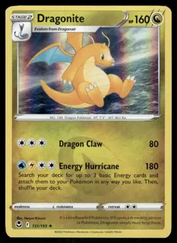 Dragonite 131/195 Holo Rare Silver Tempest Pokemon Holo Near Mint - Image 1