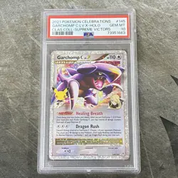2021 Pokemon Garchomp C Lv X 145/147 Holo Celebrations PSA Gem Mint 10 English - Image 1