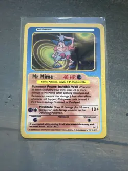 Pokemon TCG Funskool Mr. Mime -Holo - Excellent Condition - Image 1