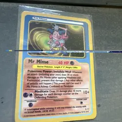 Pokemon TCG Funskool Mr. Mime -Holo - Excellent Condition - Image 3