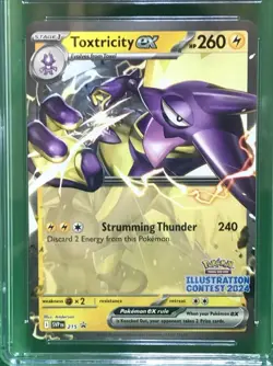 CGC Pristine 10 Toxtricity ex - 215 Illustration Contest 2024 Pokemon TCG Promo - Image 4