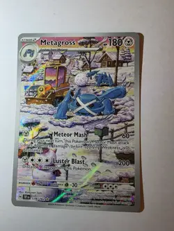Pokemon Metagross 178/162 SV05: Temporal Forces Illustration Rare Holo - Image 1