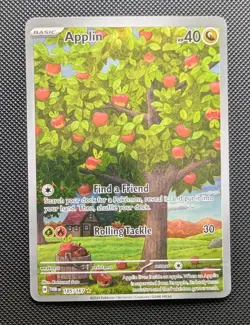 Applin 185/167 Twilight Masquerade Pokemon TCG Illustration Rare IR Sv06 - Image 1