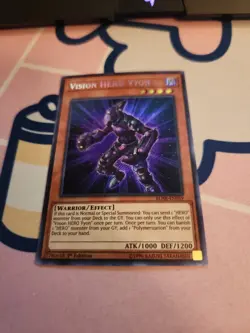 YUGIOH - VISION HERO VYON - SECRET RARE - 1ST ED - NM - BLHR - Image 1