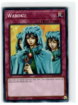 Yu-Gi-Oh! Waboku 1st Edition HAC1-EN026 Lightly Played Common - Image 1