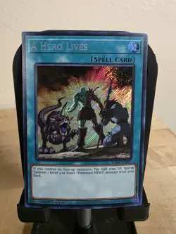 Yugioh! A Hero Lives - RA04-EN087 - Secret Rare - 1st Edition Near Mint, English - Image 1