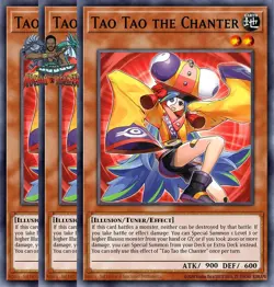 Yugioh! 3x Tao Tao the Chanter DOOD-EN031 Common 1st Ed NM - Image 1