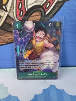 Monkey D. Luffy OP16-034 Alt Art One Piece Card Time Of Battle - Image 1