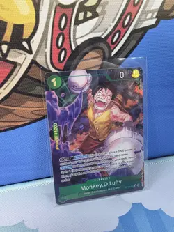 Monkey D. Luffy OP16-034 Alt Art One Piece Card Time Of Battle - Image 3