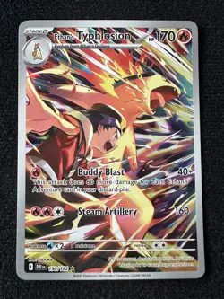 Ethan's Typhlosion 190/182 Illustration Rare IR Destined Rivals 2025 Pokemon TCG - Image 1