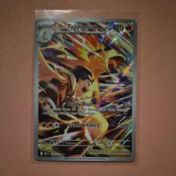 Ethan's Typhlosion 190/182 Destined Rivals Illustration Rare Pokemon TCG - Image 1