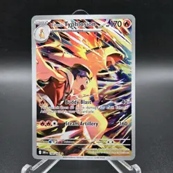 Ethan's Typhlosion Pokemon TCG S&V Destined Rivals Illustration Rare IR 190/182 - Image 2