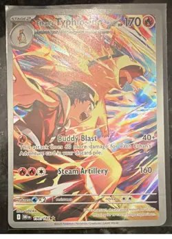Pokemon TCG Ethan's Typhlosion SV10 Destined Rivals 190/182 Illustration Rare H… - Image 1