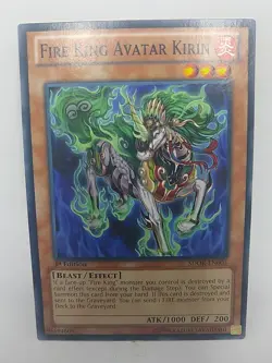 YU-GI-OH! Fire King Avatar Kirin. SDOK-EN003. 1st Edition Card. TCG CCG - Image 1