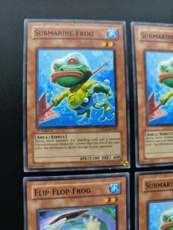 3x Submarine Frog - CRMS-EN087/EN029 - Common 1st Unlitmited YuGiOh Frog Bundle - Image 4