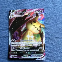 Pokemon Mimikyu VMAX Holo Ultra Rare TCG Card Brilliant Stars 069/172 - Image 1